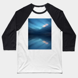 Blue Sky Abstract Baseball T-Shirt